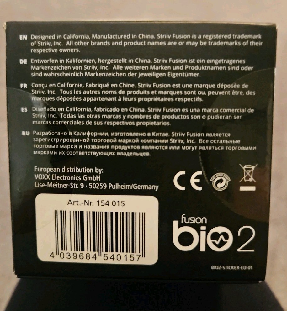 STRIIV Fusion Bio2 Activity Tracker Sleep Monitor Bluetooth Includes 3 Bands NIB