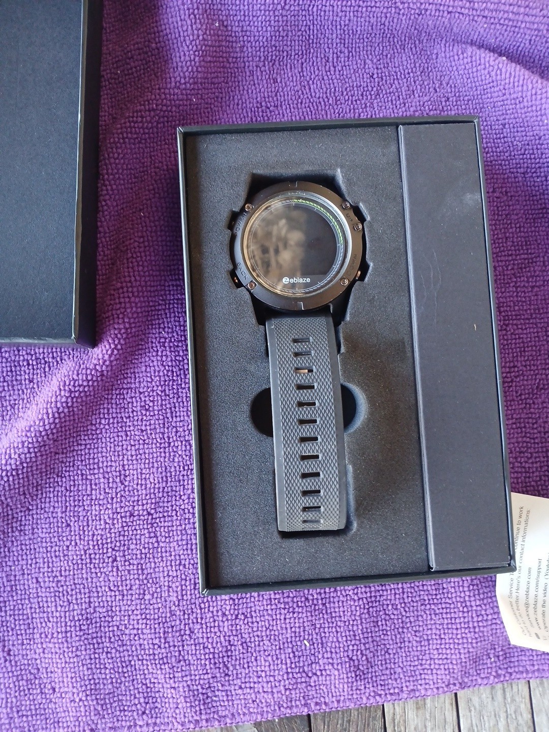Zeblaze Vibe 7 Pro Smart Fitness Watch Touchscreen Fitness Tracker Black 47mm
