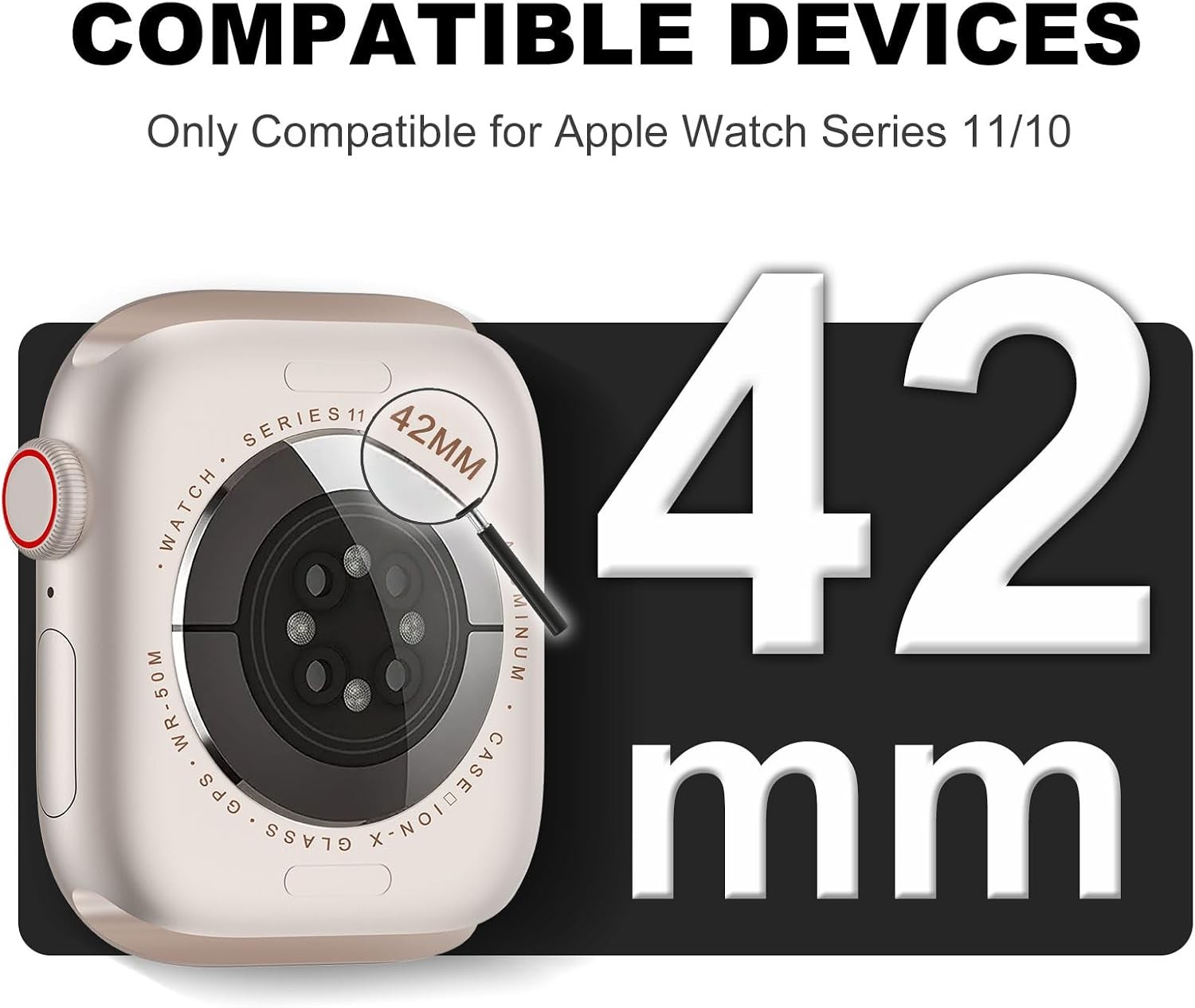 Crystal Clear Bumper Case for Apple Watch 49mm 45mm 44mm 42mm 41mm 40mm 38mm