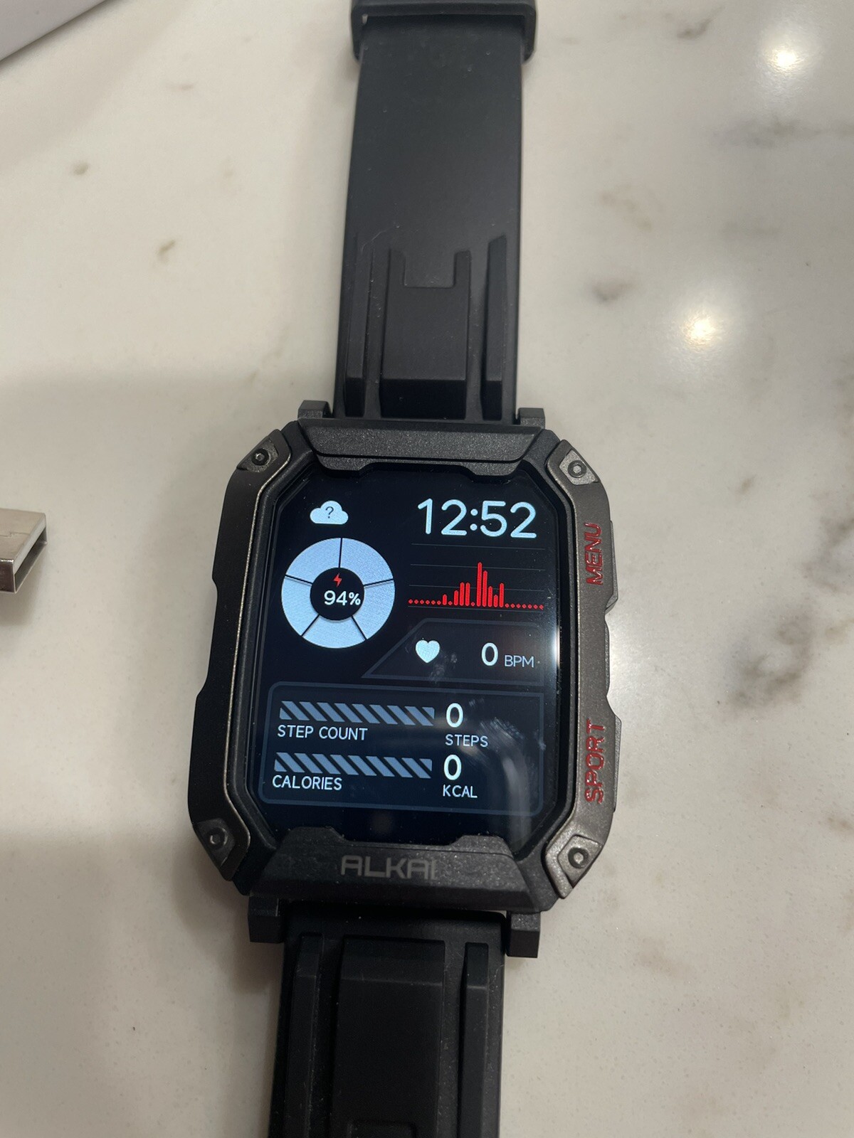 Smart Watch Rugged and Military AI Assistant Tracking, Health Monitoring