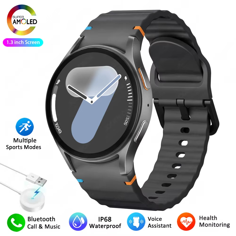 2026 New Smart Watch 7 Mini Women GPS Motion Track NFC AMOLED Display Compass He