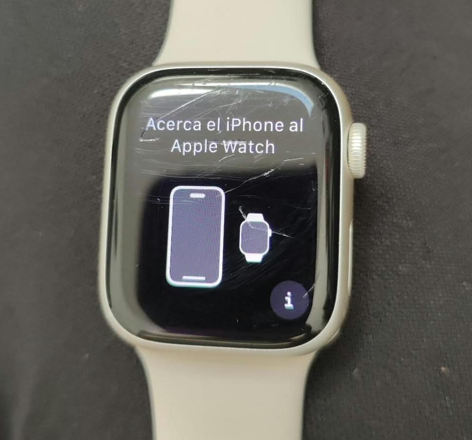 Apple Watch Series 7 41mm Aluminum Case starlight LTE 3140