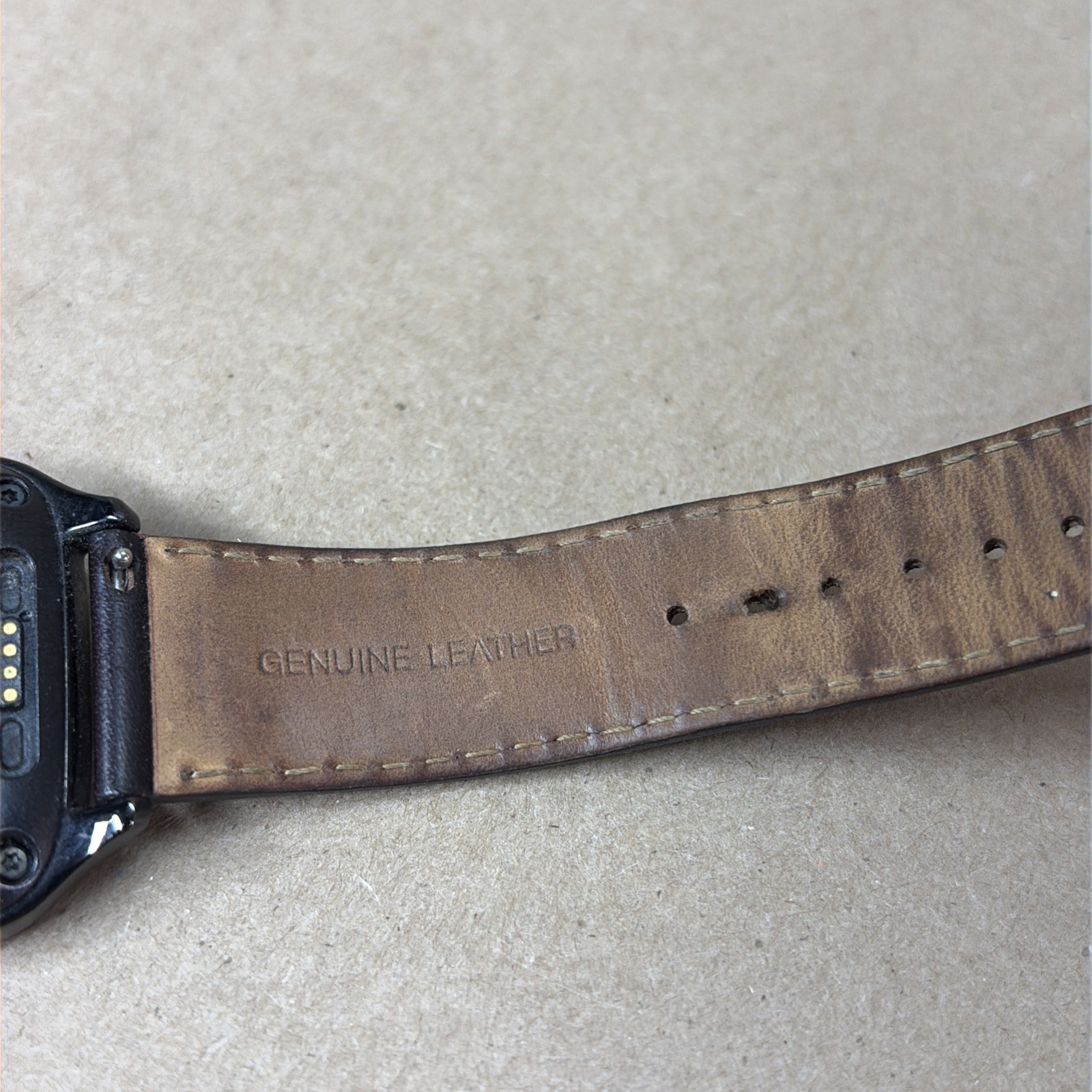 Asus ZenWatch 2 WI501Q Smartwatch Untested with Leather Band
