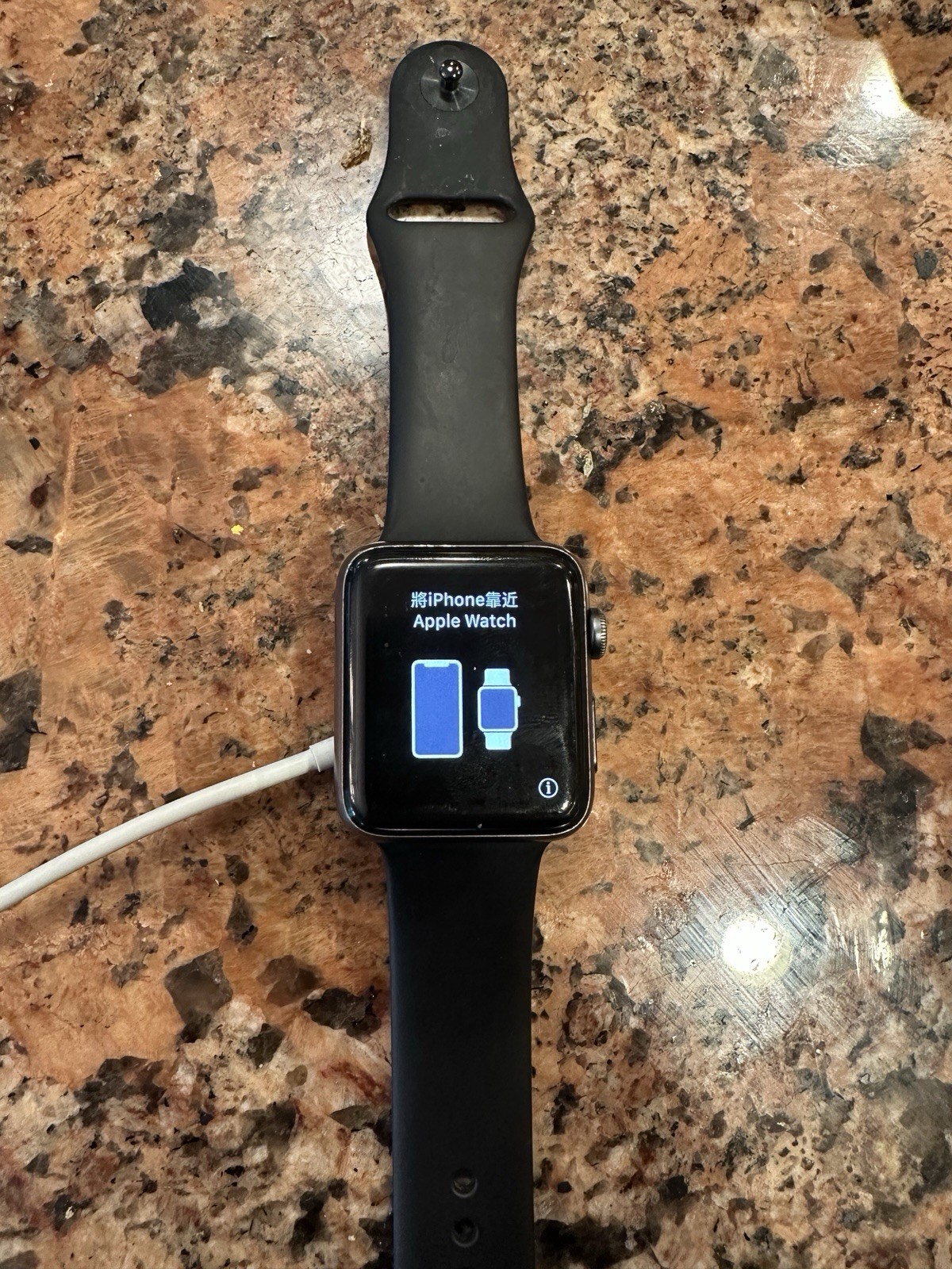 Apple Watch Series 2 42mm Aluminium Case Black Sport Band – MP062LL/A