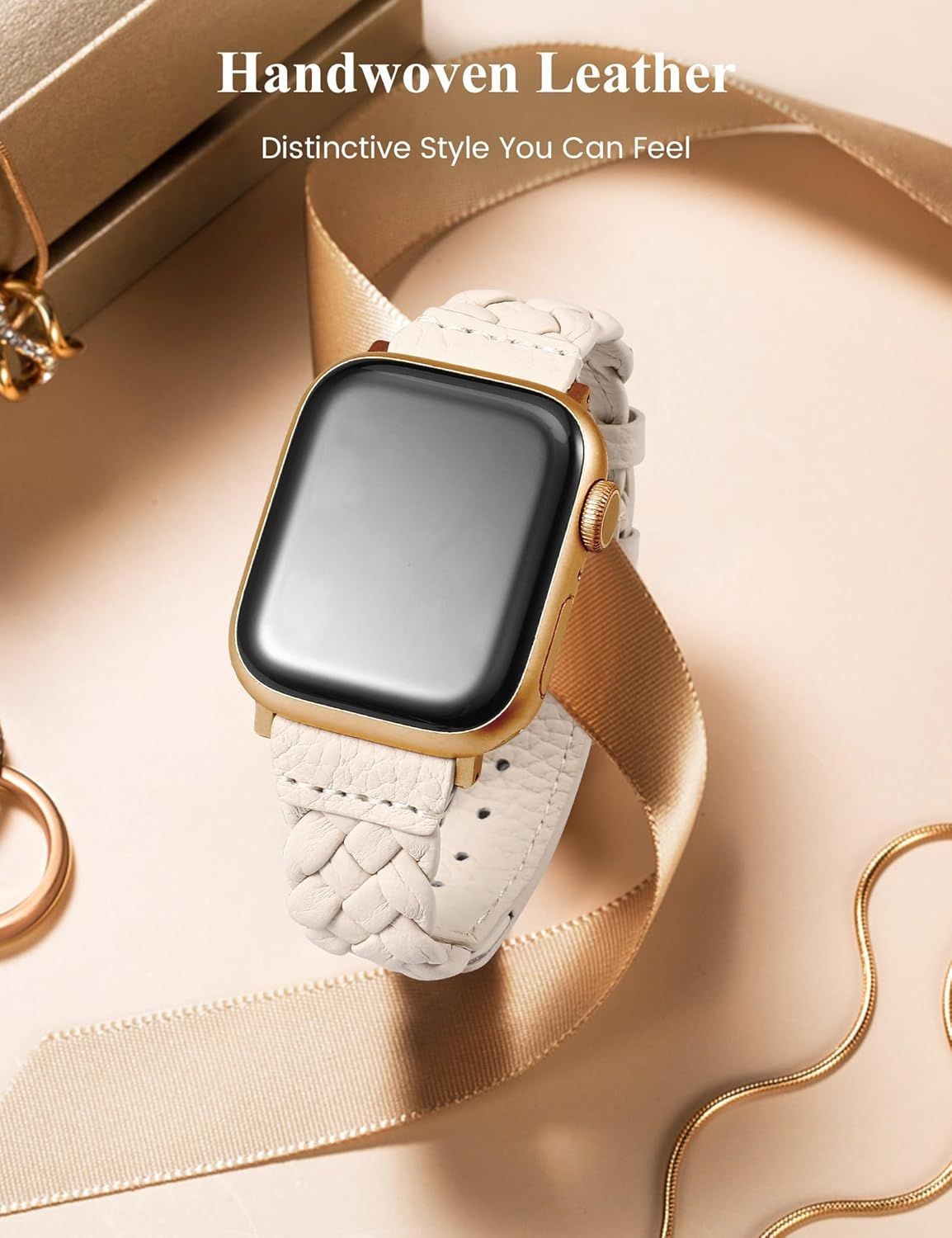 Only Case For Apple Watch Series 1-11 38/40/41/42/44/45/46/49mm Leather Woven