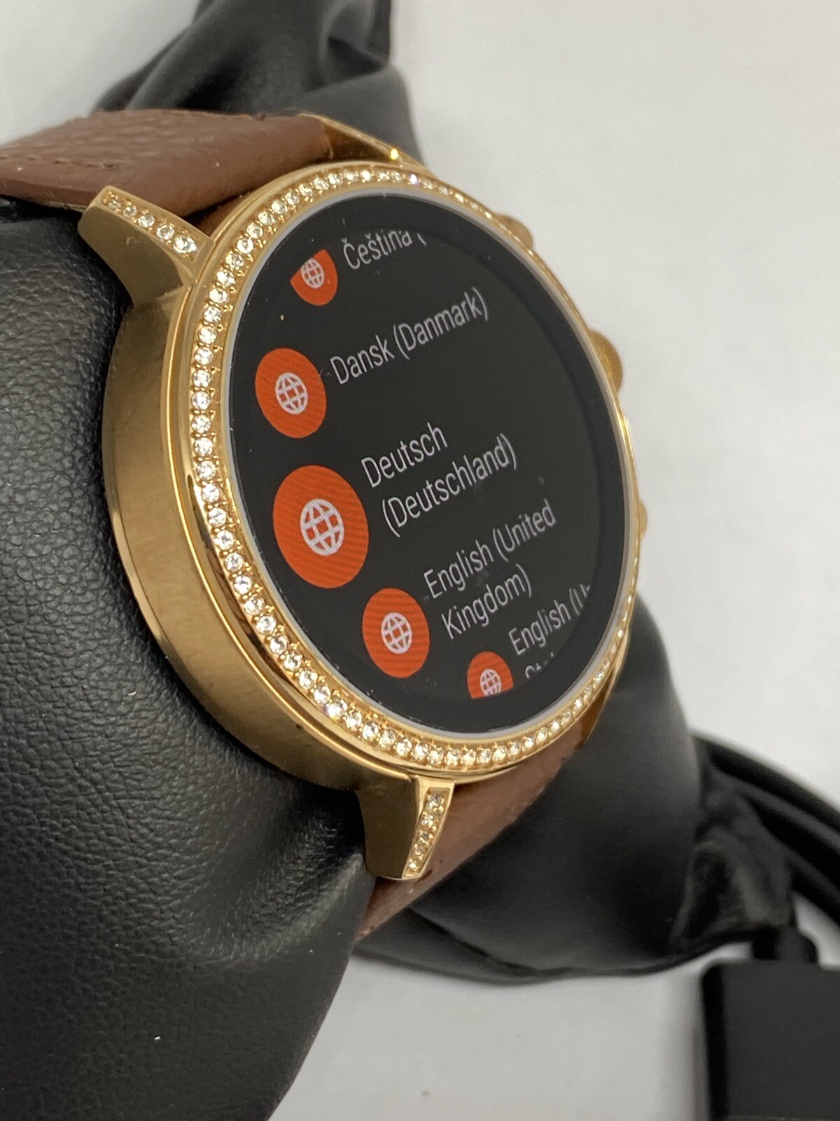 Fossil Gen 4 Authentic Digital Dial Smart Watch Custom Band FTW6011 LT422