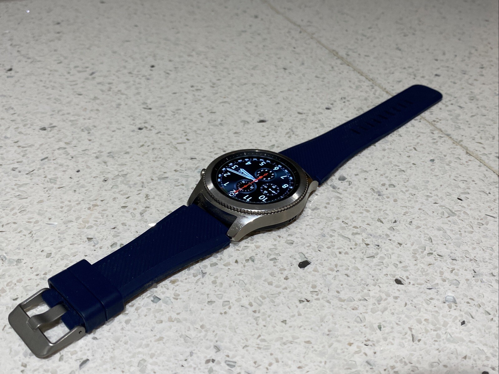 Samsung Galaxy Gear S3 Classic SM-R770 Silver With Navy Band