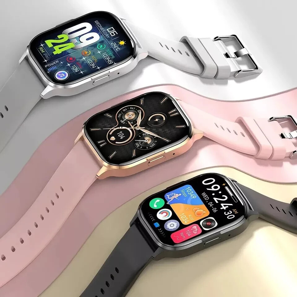 2024 New 2.01-inch Men’s and Women’s Bluetooth Call Couple Smart Watch Android