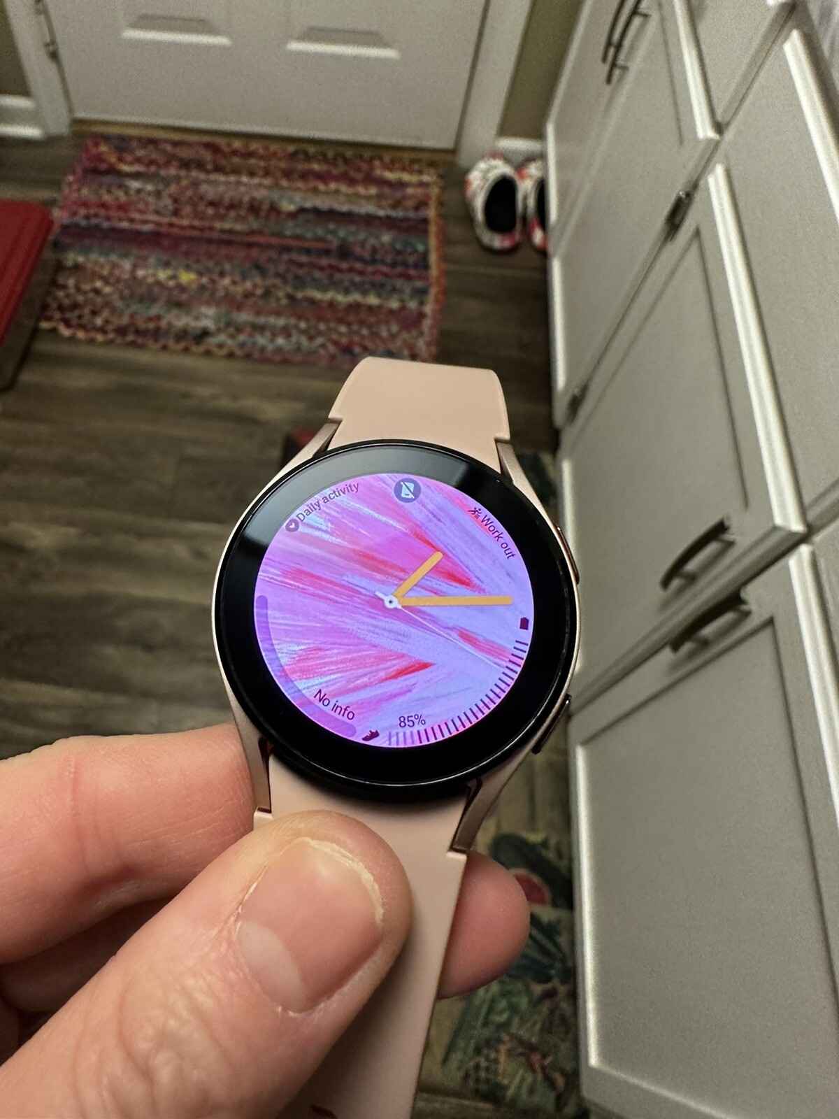 Samsung Galaxy Watch4 40mm Aluminum Case w/ Sport Band – Pink Gold…PERFECTION!