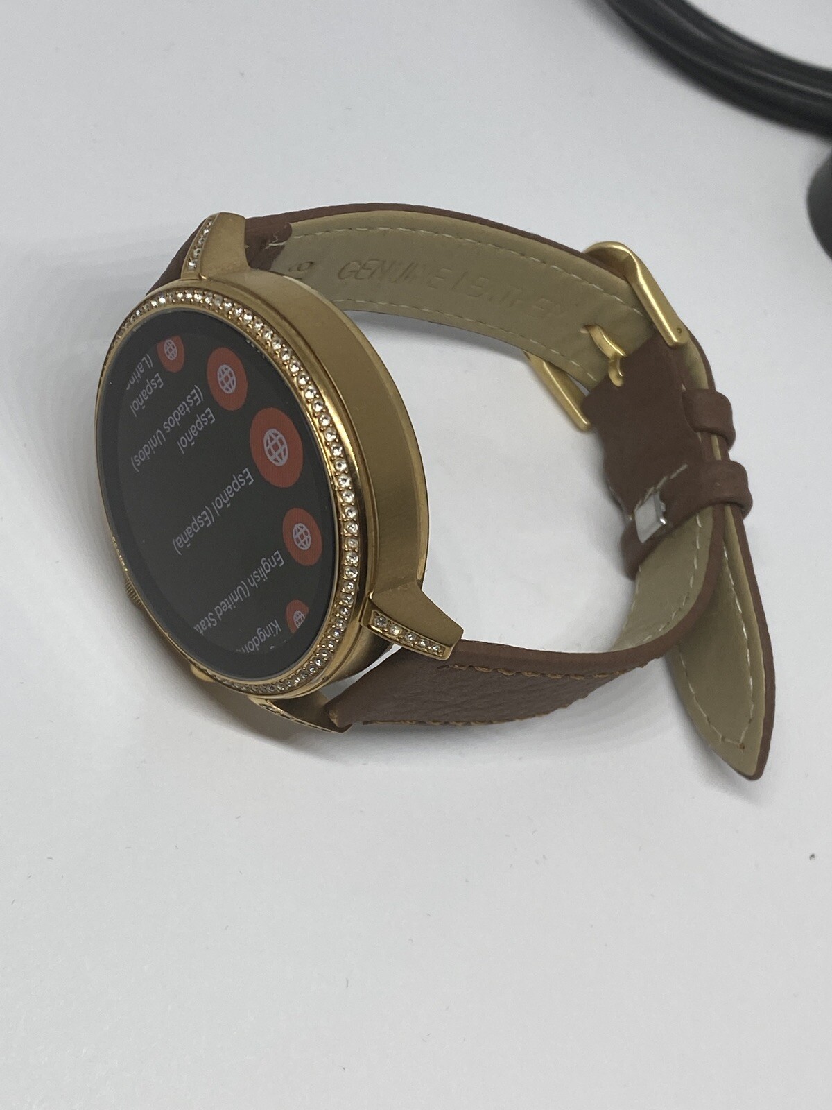 Fossil Gen 4 Authentic Digital Dial Smart Watch Custom Band FTW6015 AB83