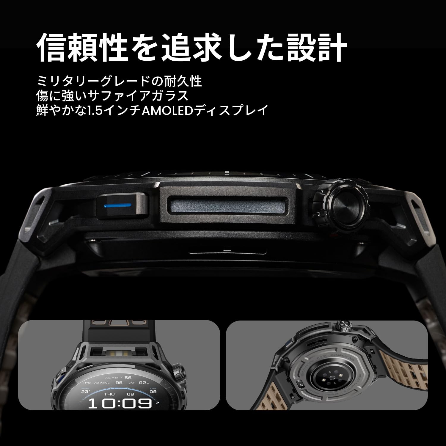Amazfit Balance 3 Smartwatch AMOLED GPS 10ATM 21-Day Battery 180 Sports Black