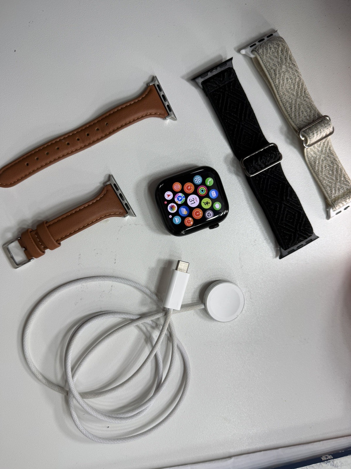 Apple Watch Gen 10 Series 10 46mm Jet Black Aluminum – Black Sport Band