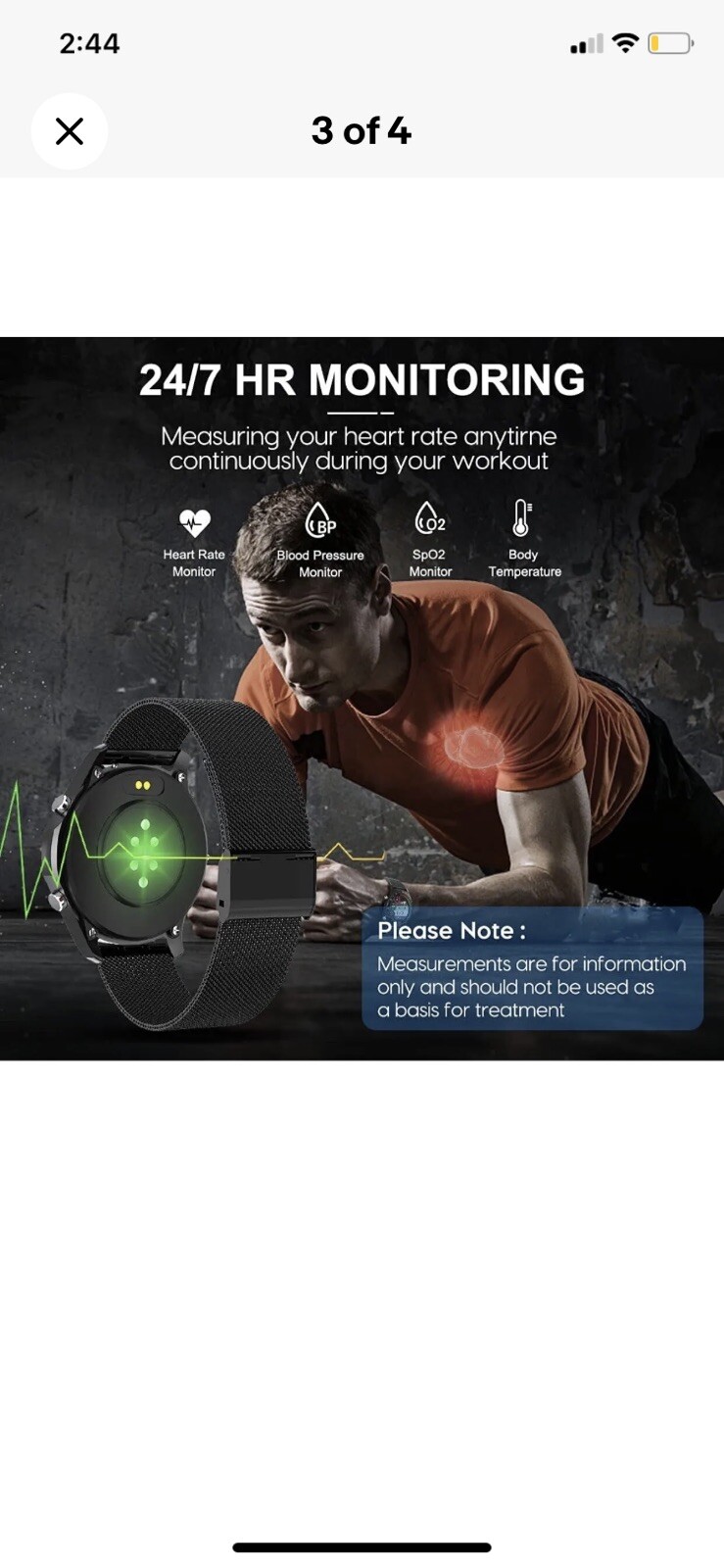 Smart Watches for Men (Dial/Receive Calls, 100+ Faces), Fitness Black
