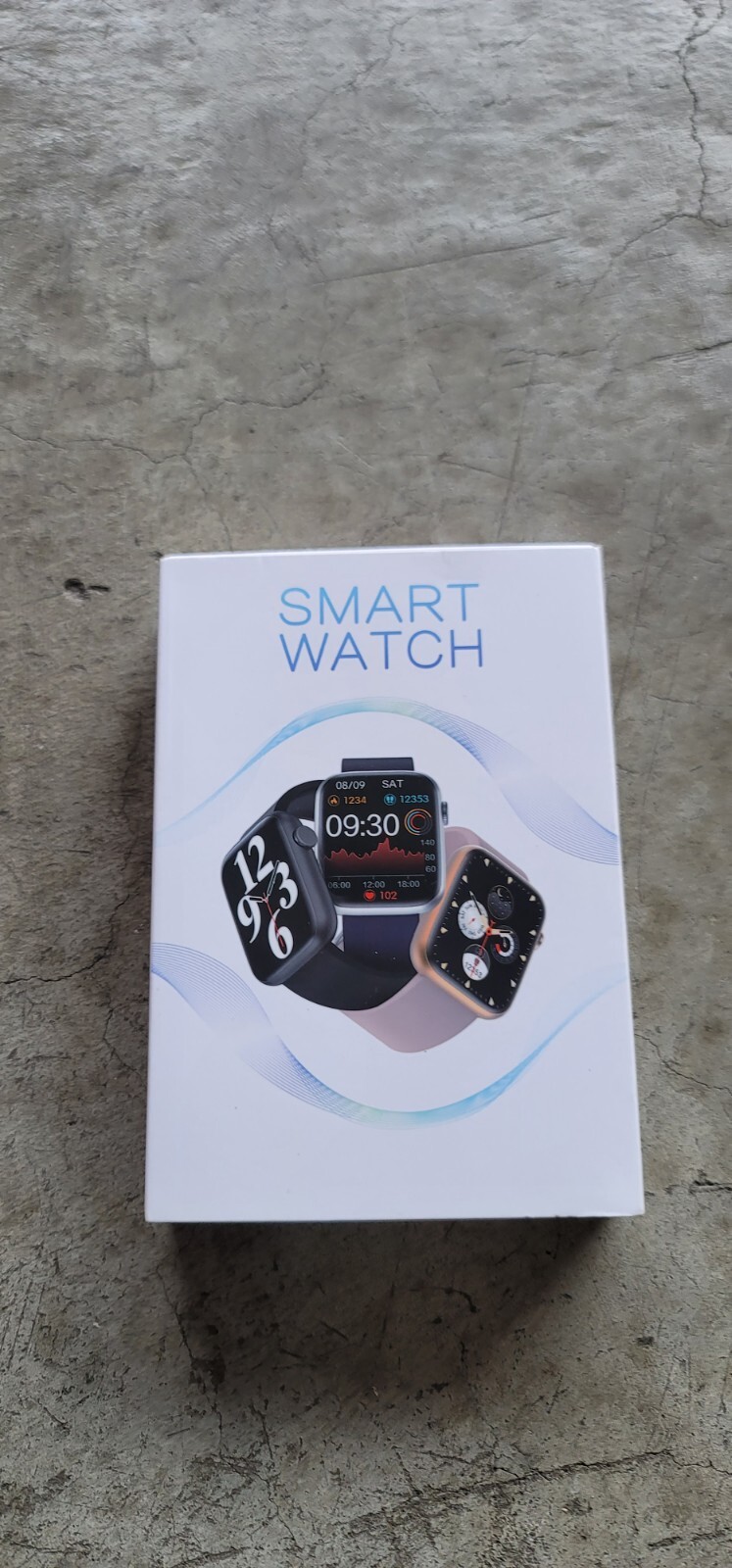 Open Box – EarlySincere Smart Watch with Bluetooth Call Answer/Dial (Black)