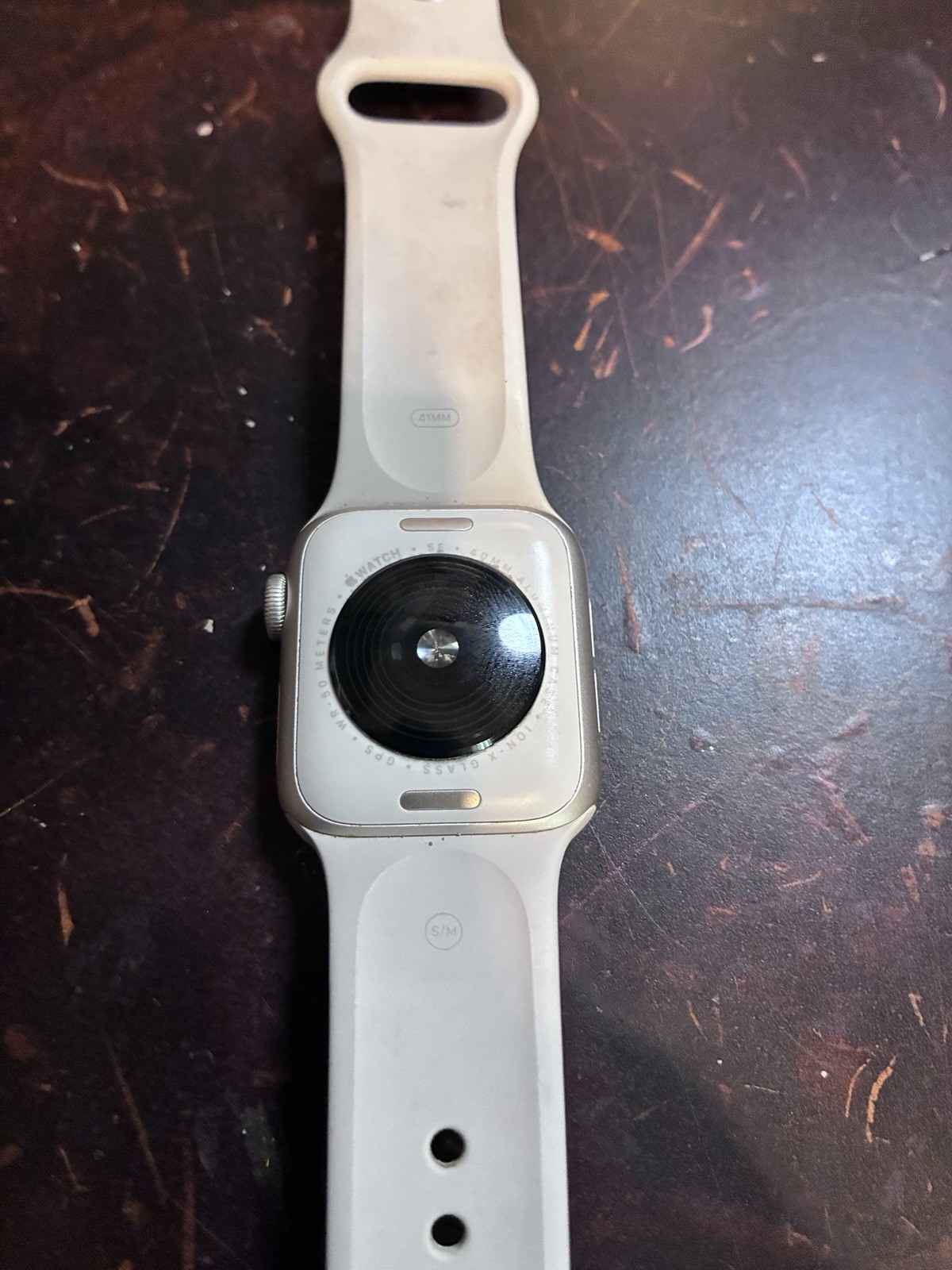 Apple Watch SE 2nd Gen GPS 40mm Starlight Aluminum Sport Band MR9U3LL/A