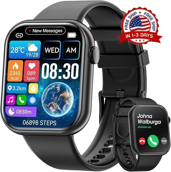 Reloj Inteligente de Mujer Hombre para Iphone Apple Samsung Android y Bluetooth