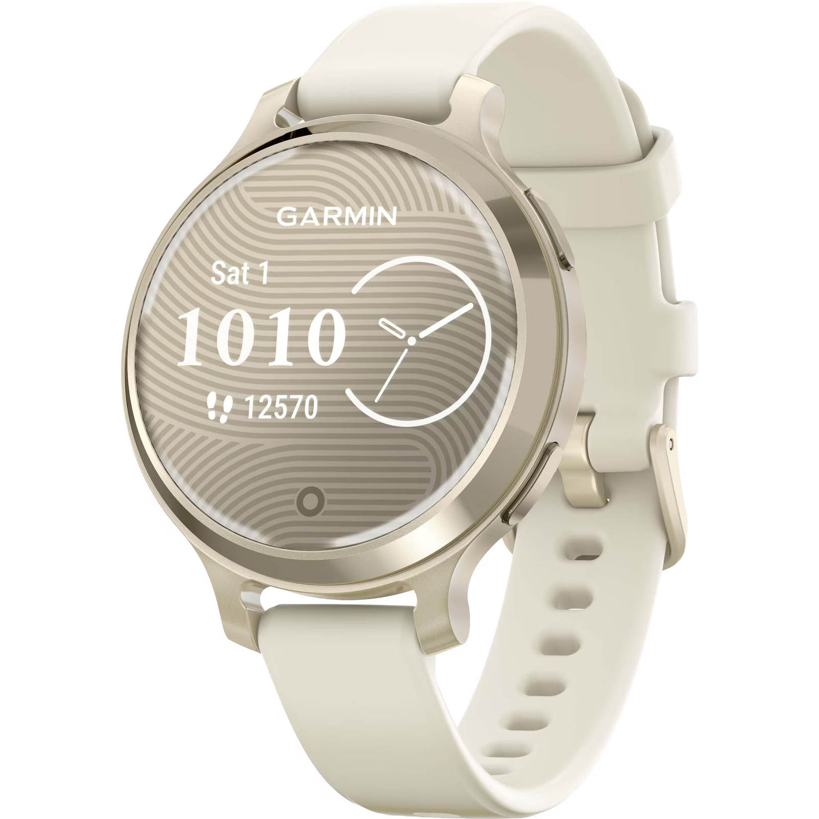 Garmin – Lily 2 Active GPS Smartwatch 33 mm Anodized Aluminum – Lunar Gold wi…