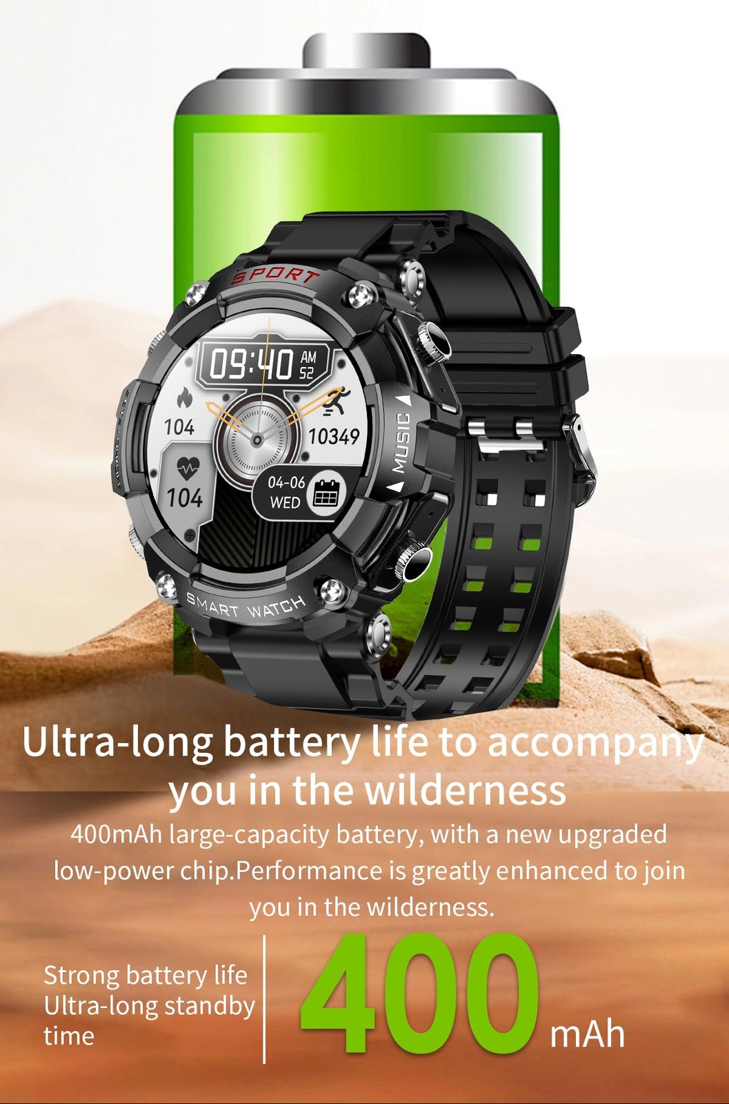 Smart Watch with Earbuds for Men Women,1.52″ HD Screen,9D Sound,Fitness & Sle…