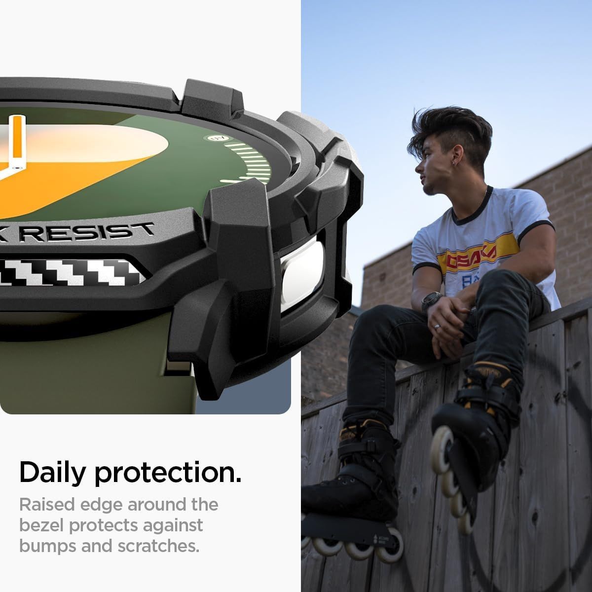 Rugged Armor Case for Samsung Galaxy Watch 7 44mm – Durable Scratch Resistant TP