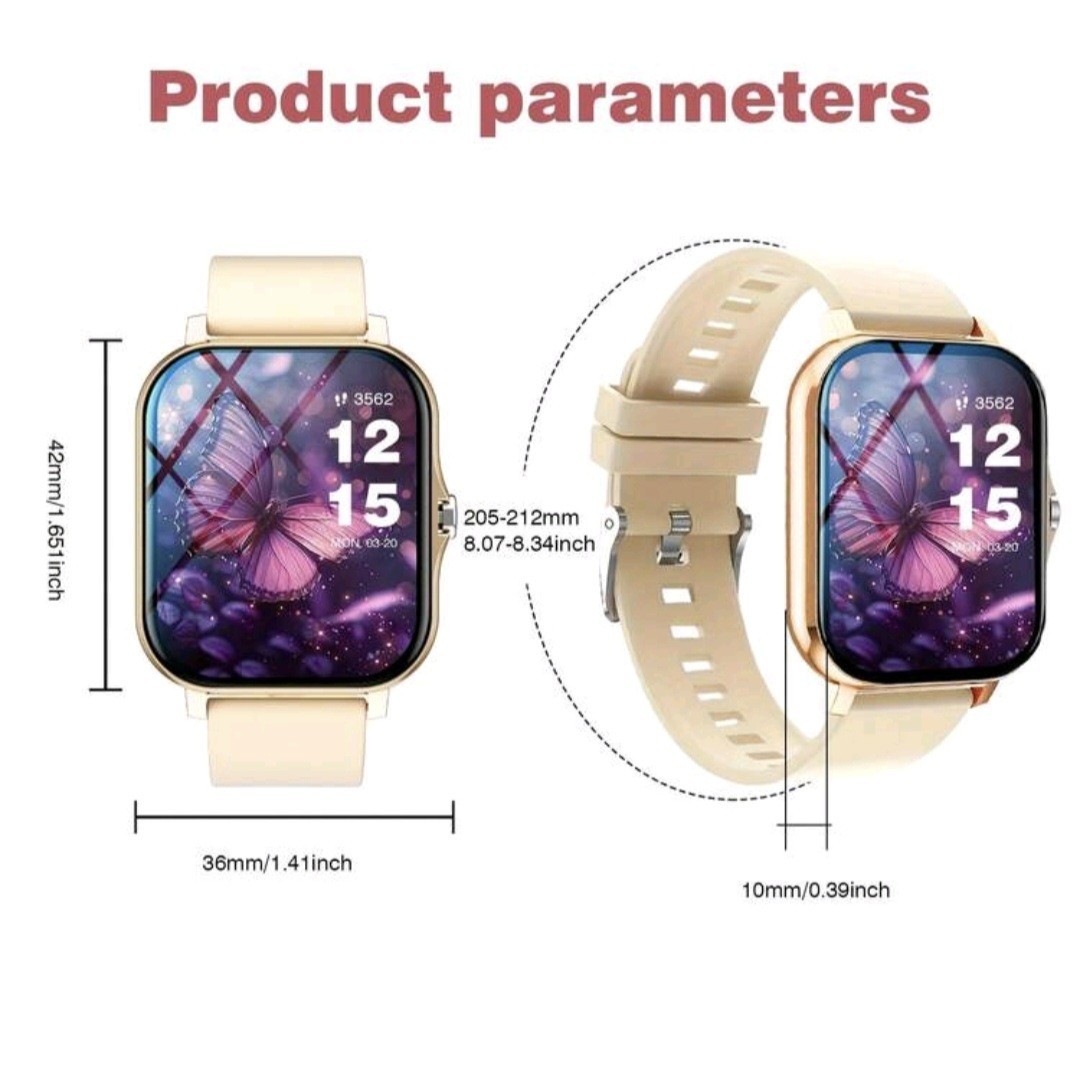 1.83″ Touch Screen Smart Watch Digital Fitness Watches with Call Function & 100+