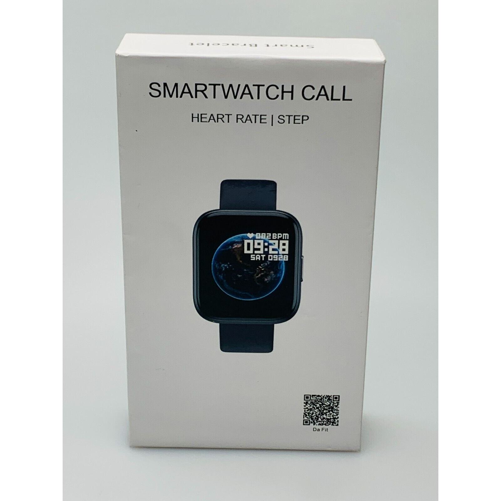 Smartwatch Call Heart Rate Step Counter Stop Watch Alarm Media Player and More