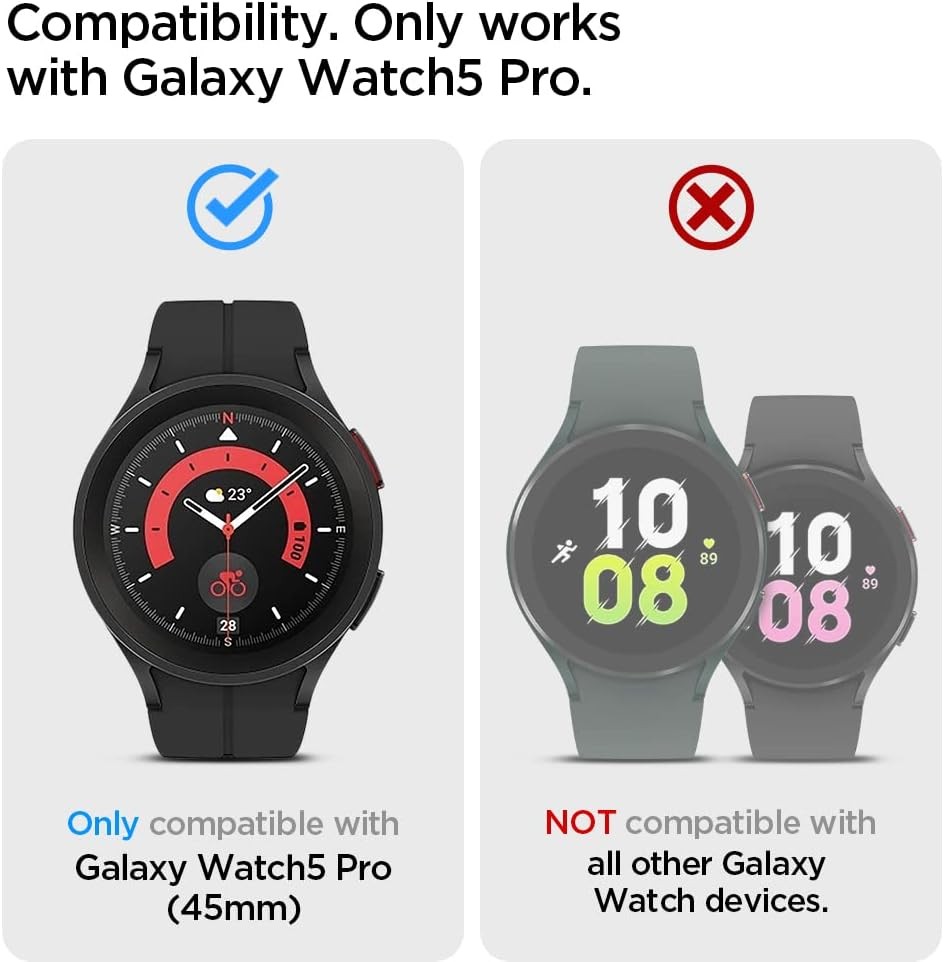 Case For Samsung Galaxy Watch 5 Pro 45mm – Matte Black