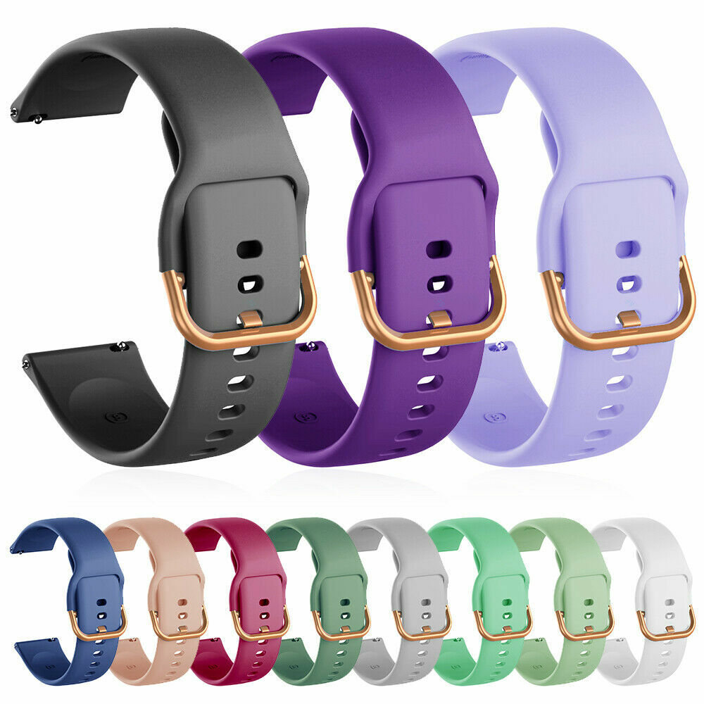 Silicone Sport For Band Samsung Galaxy Watch 3 41mm/Active2 40/44mm Wrist Strap