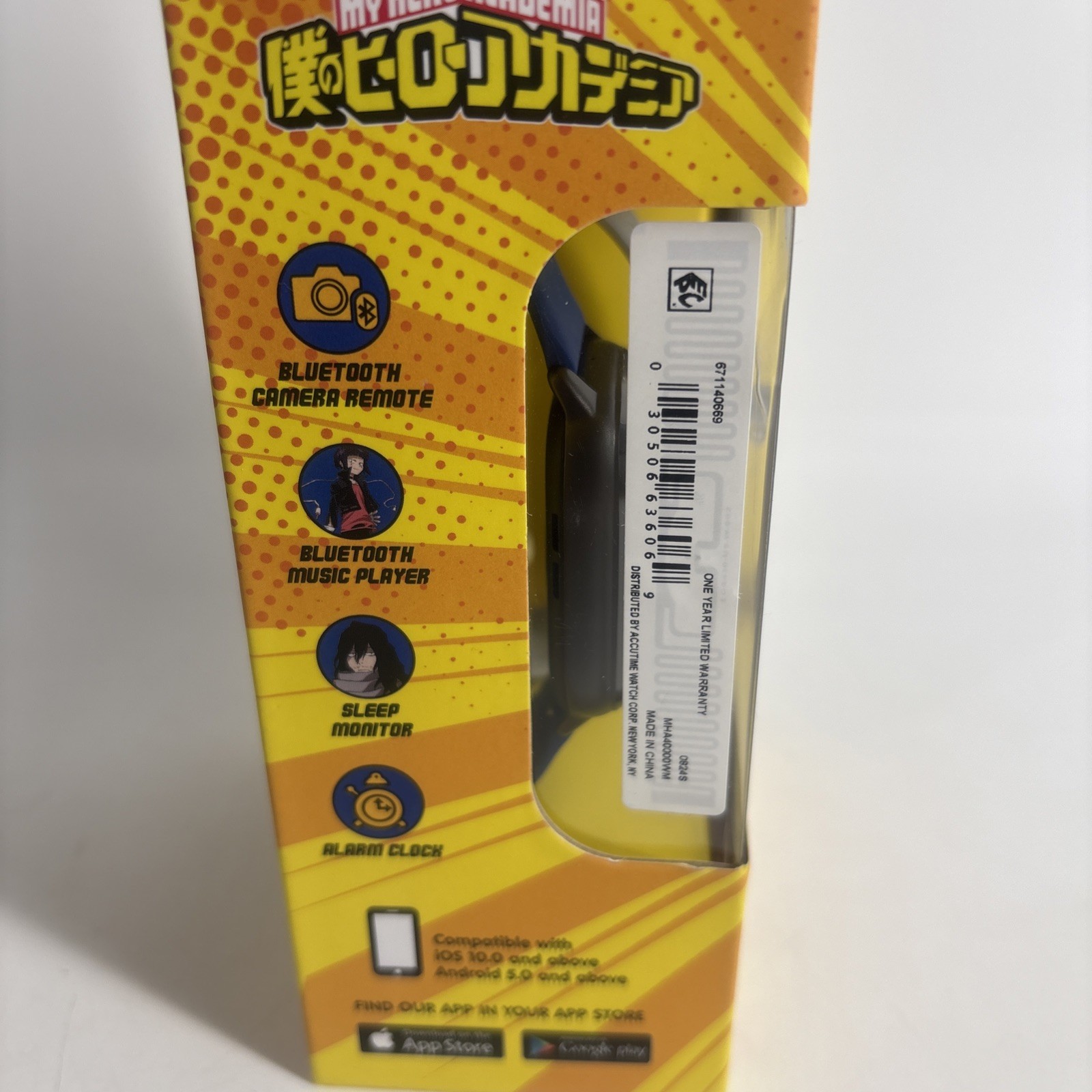 My Hero Academia Digital Smartwatch with Bonus Strap New Sealed Box
