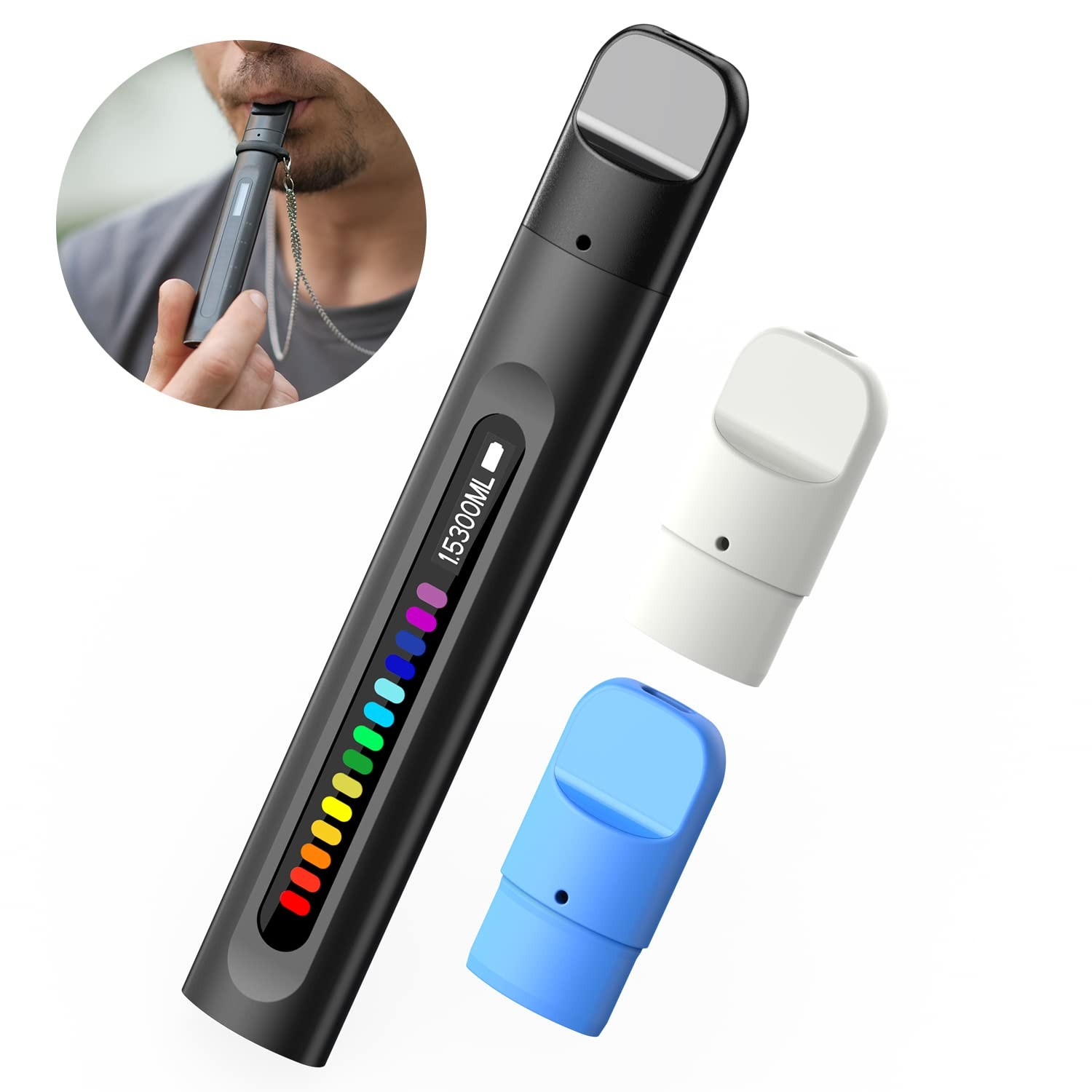 Breathing Exercise Device, Portable Breathing Training Device for Better Brea…