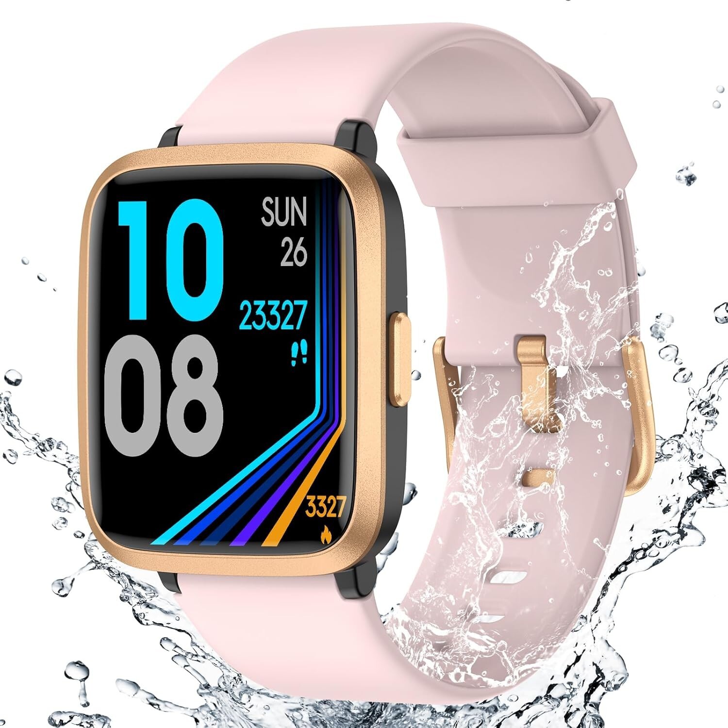 Livikey Smart Fitness Watch: Heart Rate & Sleep Tracker with 5 ATM Waterproofing