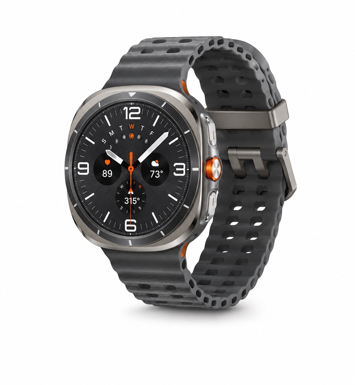 Samsung Galaxy Watch Ultra Titanium Silver with Black Band SM-L705U (2024)