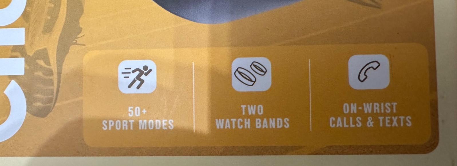 Chargeworx Smartwatch App-Enabled activity tracking 2 bands on-wrist calls/text