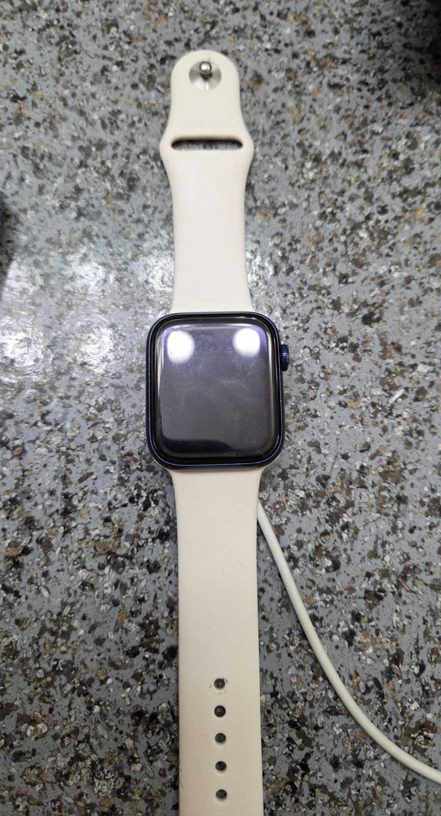 Apple Watch Series 6 44mm Blue Aluminum Case with Deep Navy