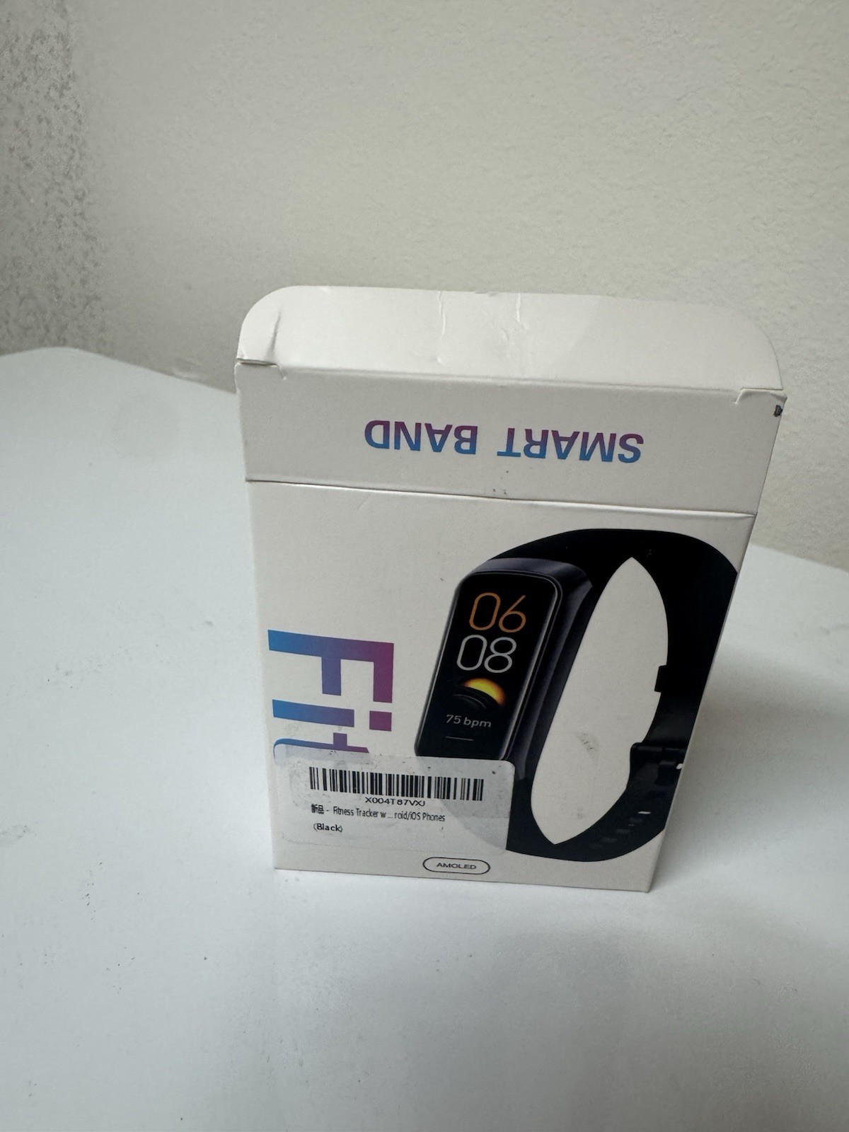 KeepHealth Fit Smart Band AMOLED Bluetooth NEW Purple Band w/Rose Gold