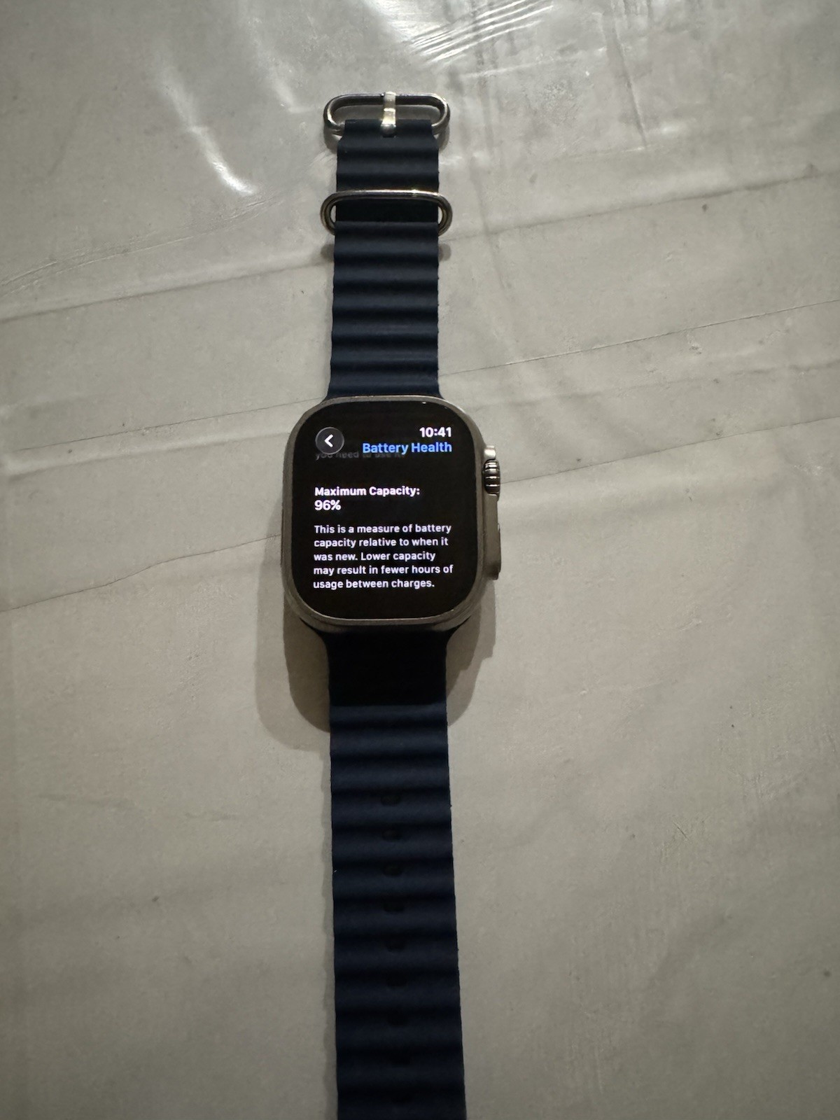 Apple Watch Ultra 2 [GPS + Cellular 49mm] – Titanium Case with Blue Ocean Band