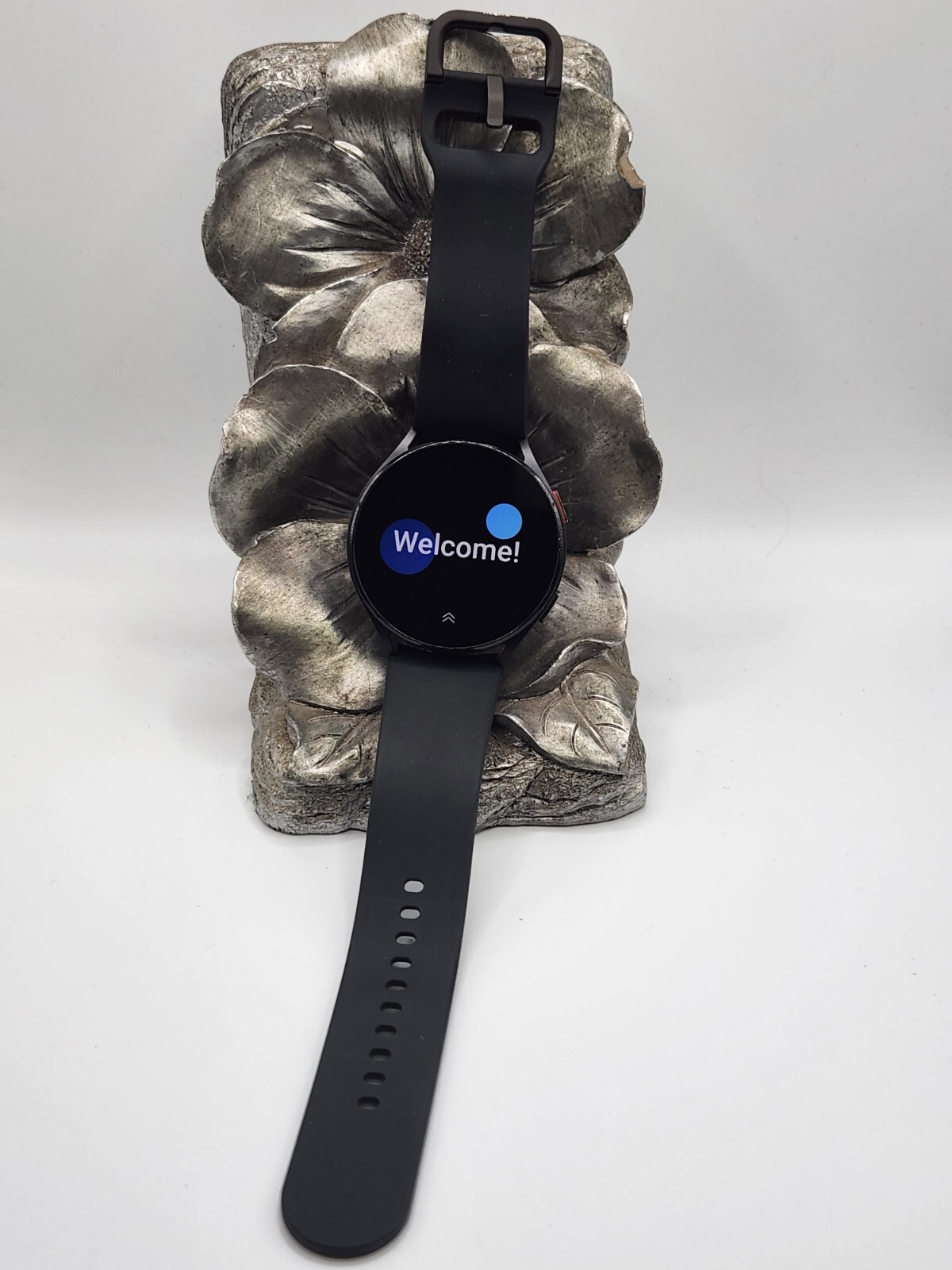 Samsung Galaxy Watch4 SM-R875U 44mm Black Aluminum Sport Band- Very Good #147