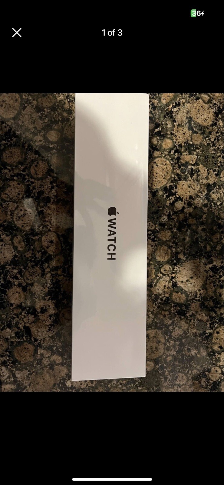 Apple Watch SE 44mm Silver Aluminum Case with Deep Navy Sport Loop – Regular…