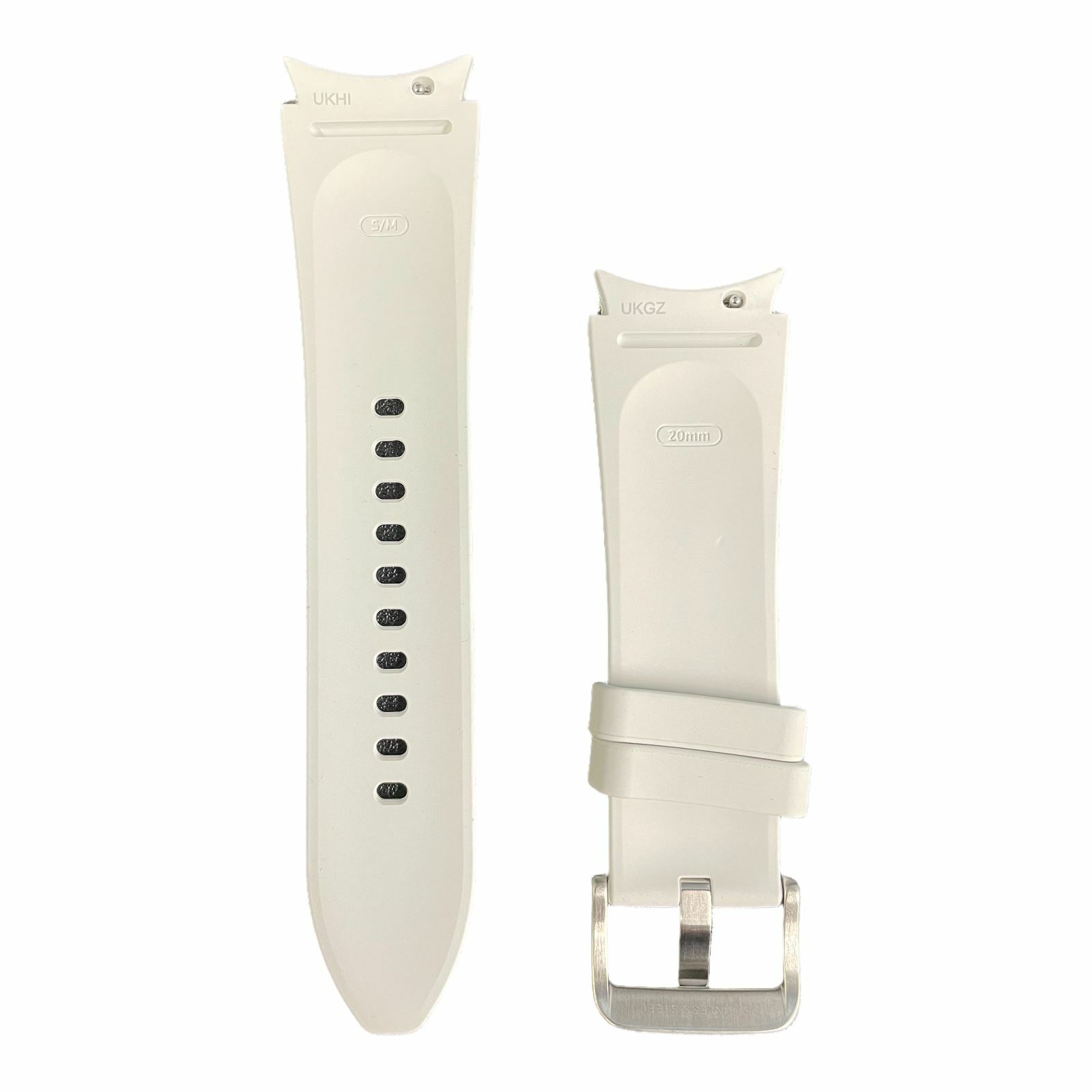 Genuine OEM Samsung Galaxy Watch 4 Classic Wristband Replacement [S/M] (White)
