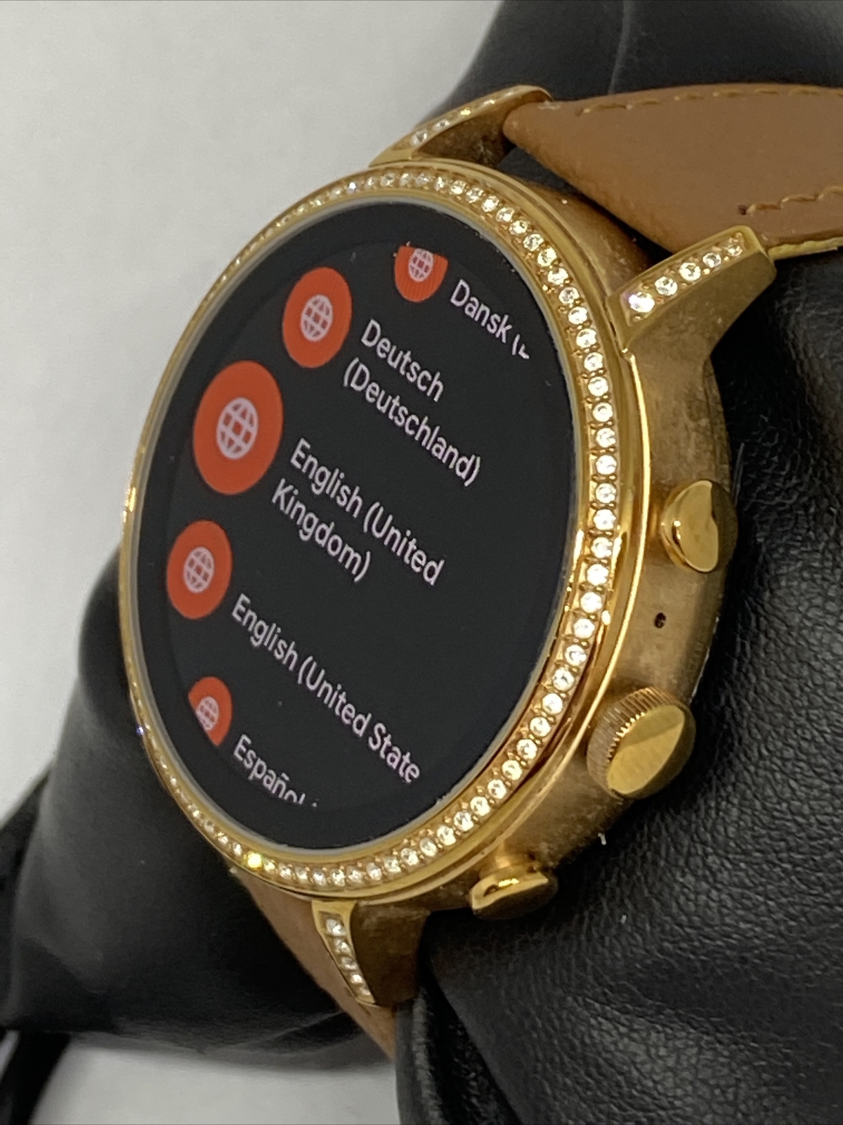 Fossil Gen 4 Authentic Digital Dial Smart Watch Custom Band FTW6015 CO144