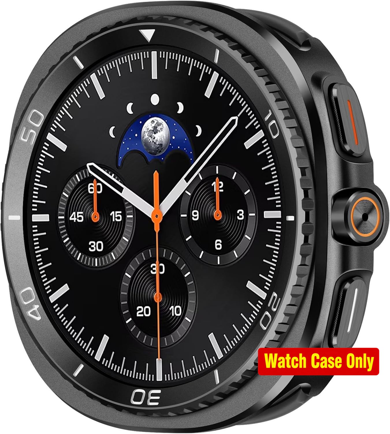 Rugged 3 in 1 Metal Case with Screen Protector for Galaxy Watch 8 40mm Bumper Co