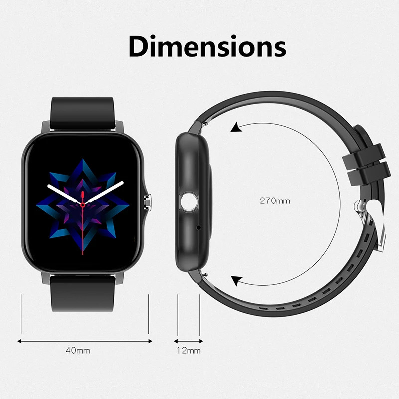 Sport Smart Watch Fitness Clock Health Monitor Waterproof Smartwatch Bluetooth C
