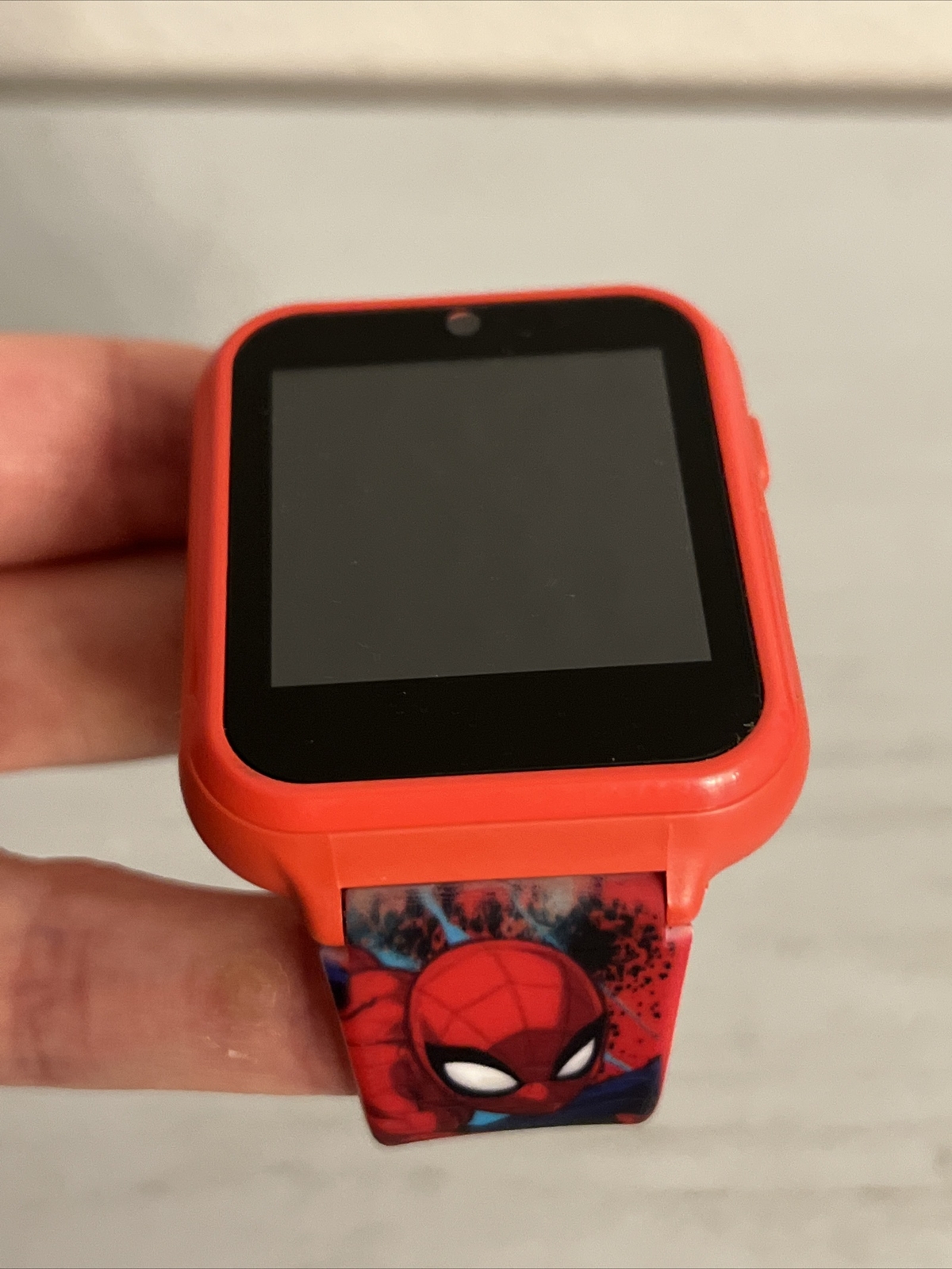 ITIME KIDS ACCUTIME SMART WATCH SPIDERMAN THEMED (TESTED FULL WORKING ORDER)