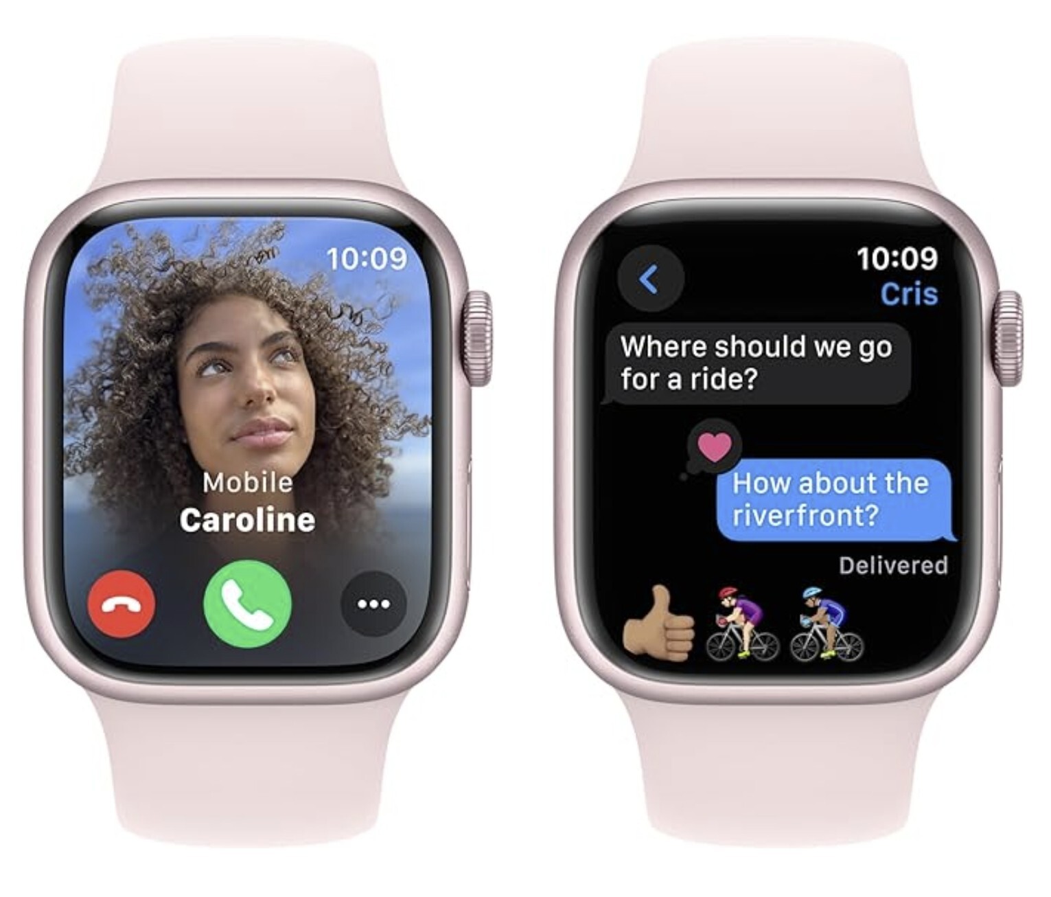 Apple Watch Series 9 41mm Aluminum Case with Sport Band – Midnight, S/M (GPS)