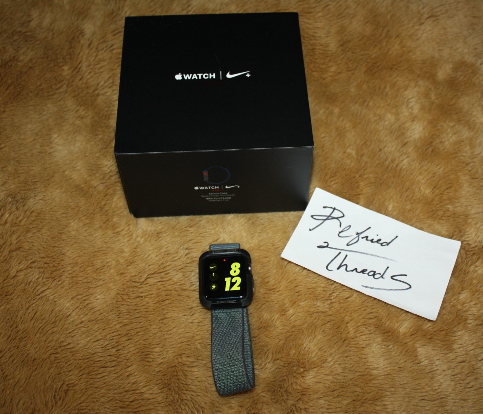 Nike+ Apple Watch Series 3-42mm (GPS + Cellular) LTD ED Mid Fog Sport Loop Mint!