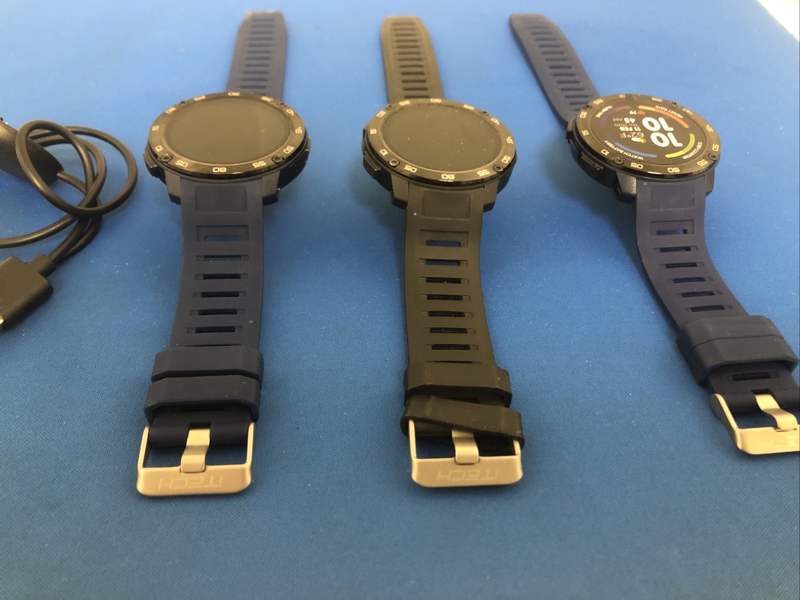 LOT OF 3X WORKING ITECH GLADIATORE 2 WRLSTWATCH MODEL 500114