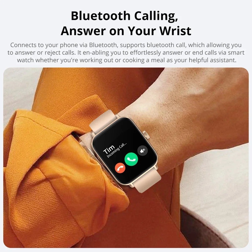 Voice Calling Smart Watch 1.9 Inch Screen 100+ Sports Modes Genuine