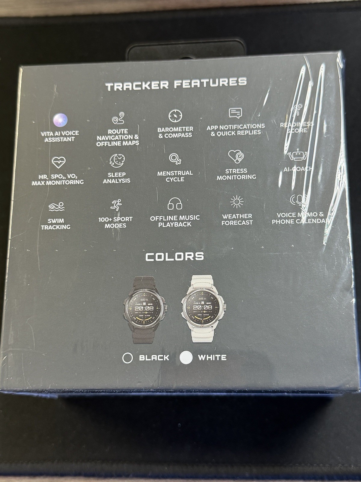Invicta I-TECH ITECH-010 Smartwatch Dual-Band GPS 45mm Black 4GB iOS/Android
