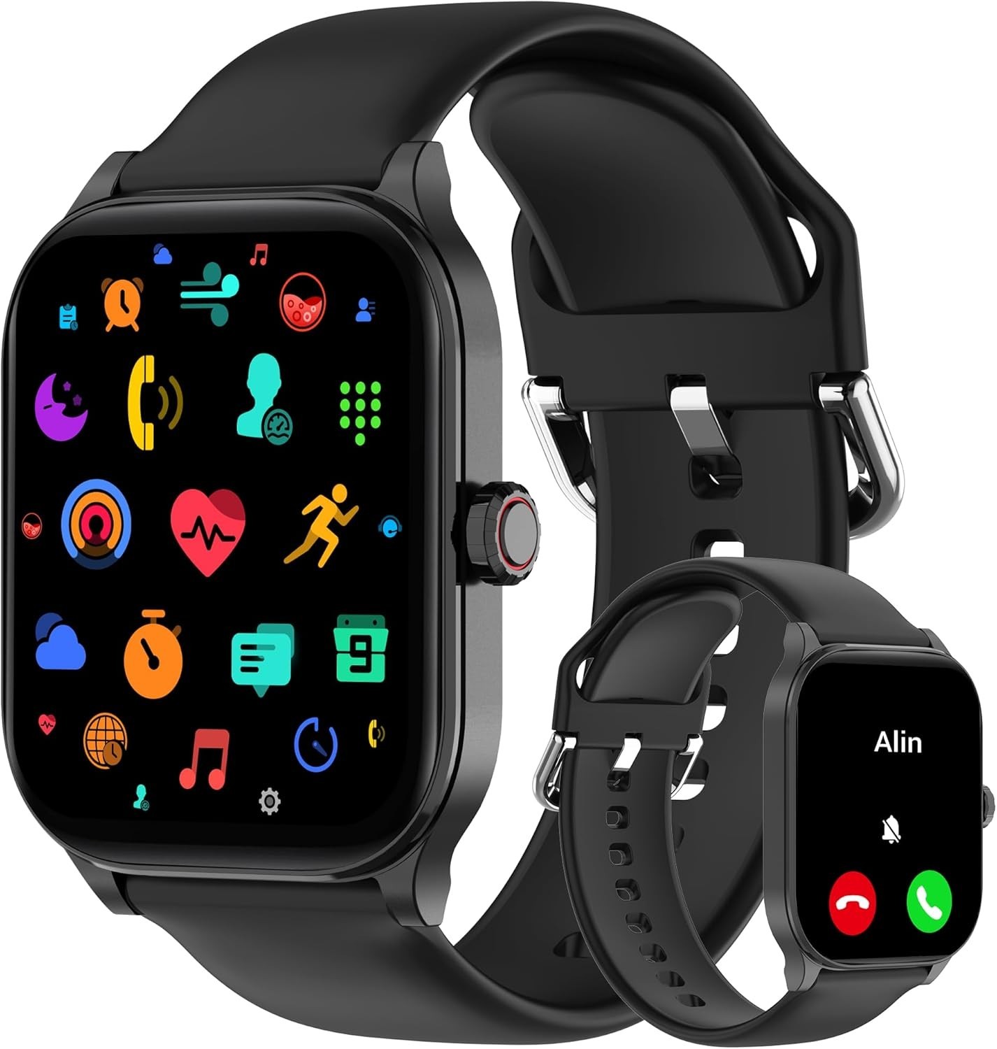 Reloj inteligente Bluetooth para mujeres y hombres para Android iPhone
