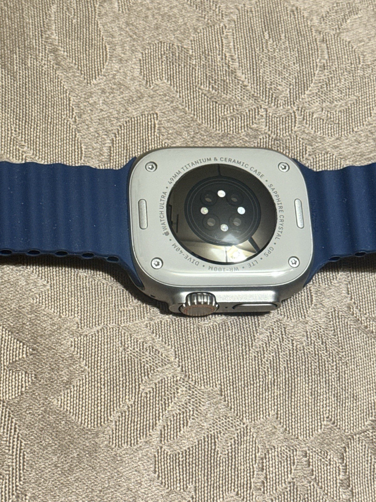 Apple Watch Ultra 2 [GPS + Cellular 49mm] – Titanium Case with Blue Ocean Band