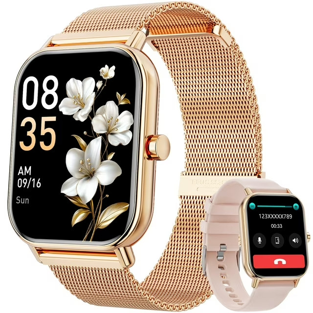 🔥IP68 Waterproof Smart Watch for Android/iPhone 100+ Sports Modes 1.85″ Display